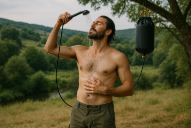 camping shower