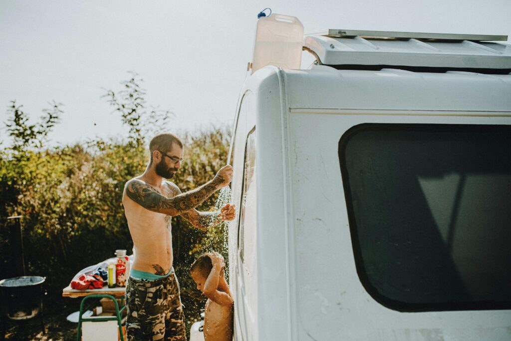 camping shower