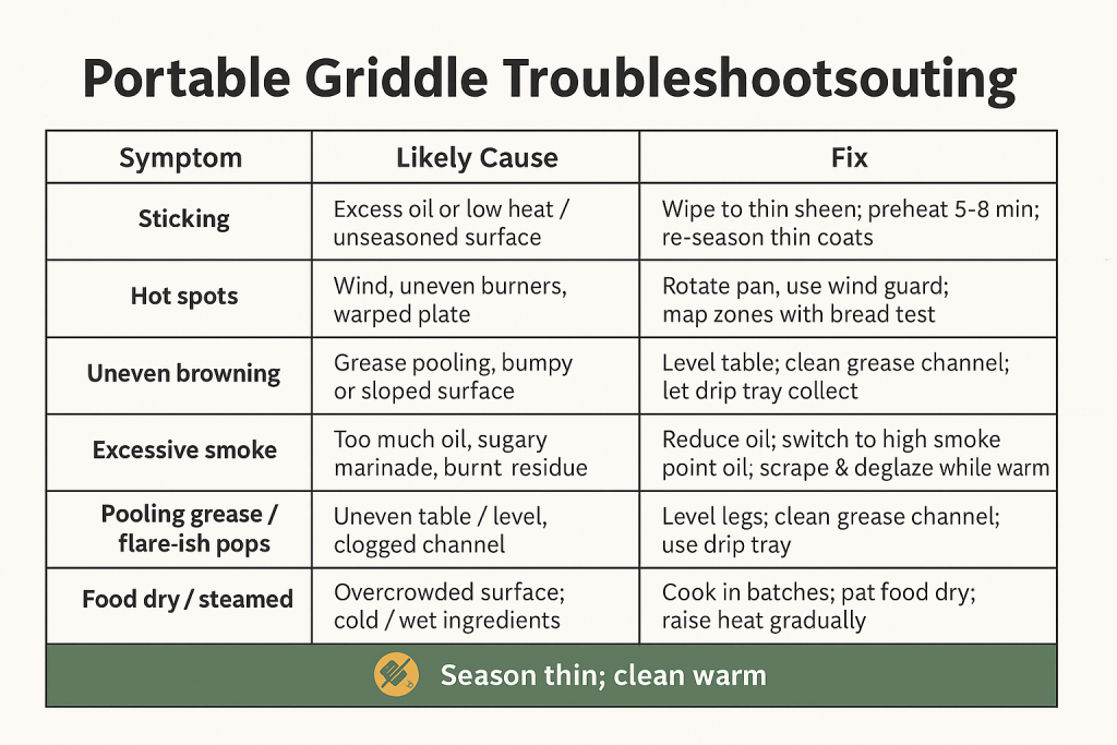 portable griddle