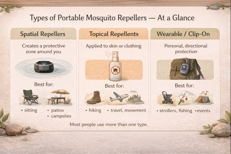 Portable Mosquito Repellers