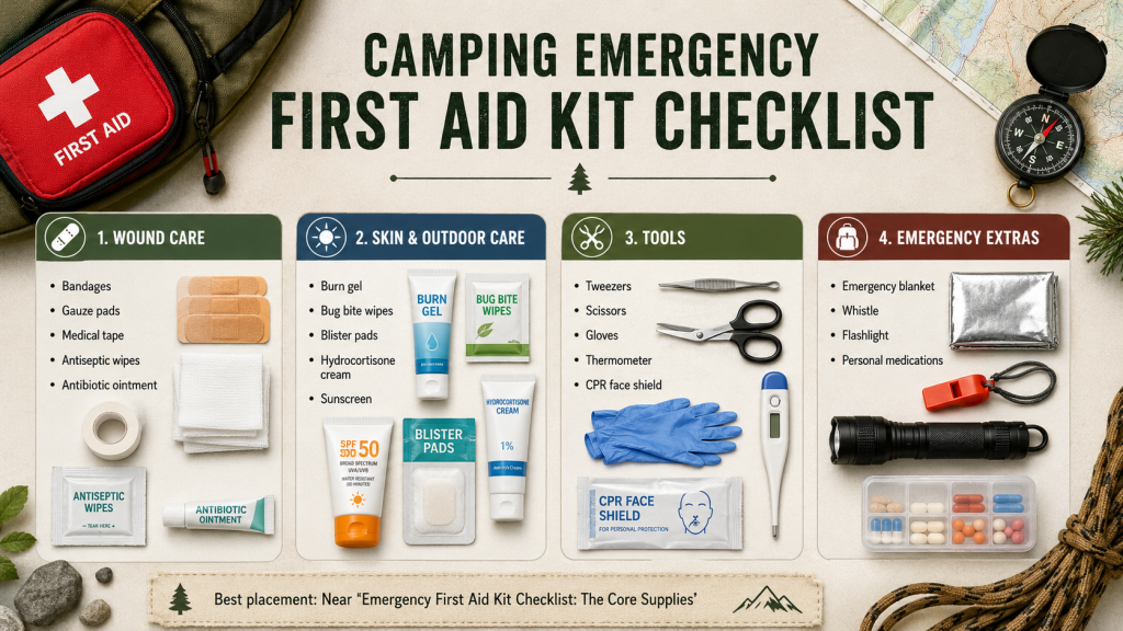 emergency first aid kit