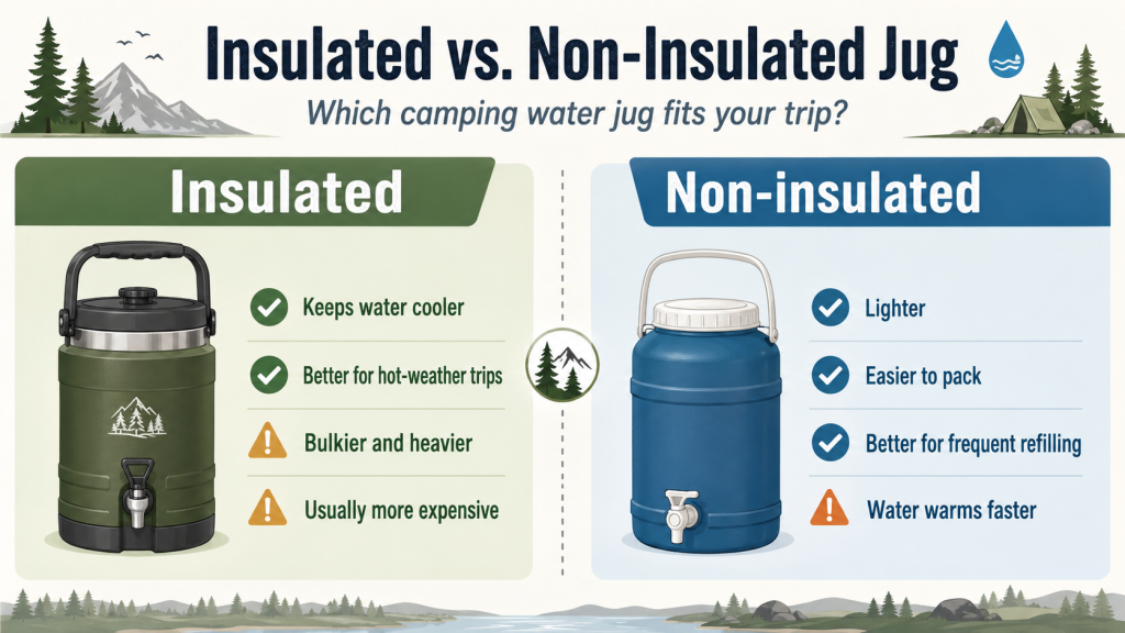 camping water jug