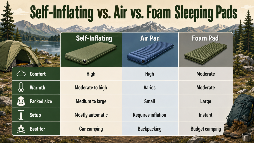 self inflating air mattress