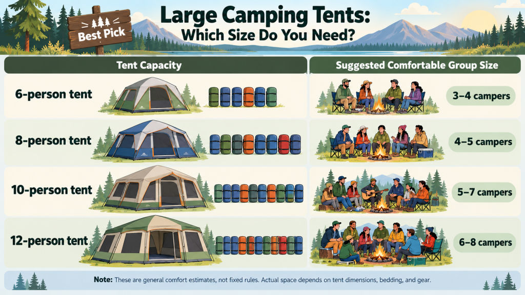 large camping tents