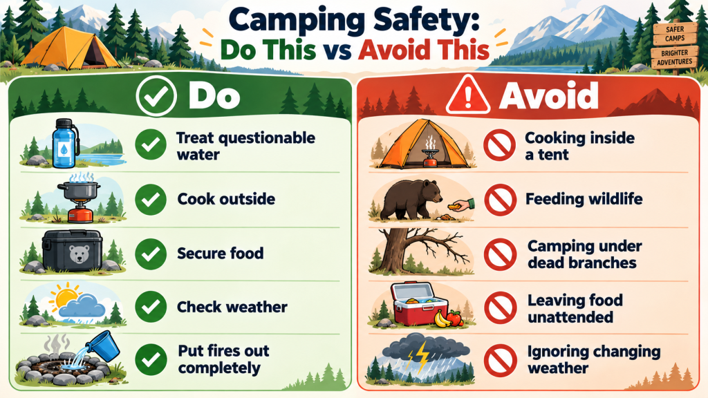 Camping Safety Tips